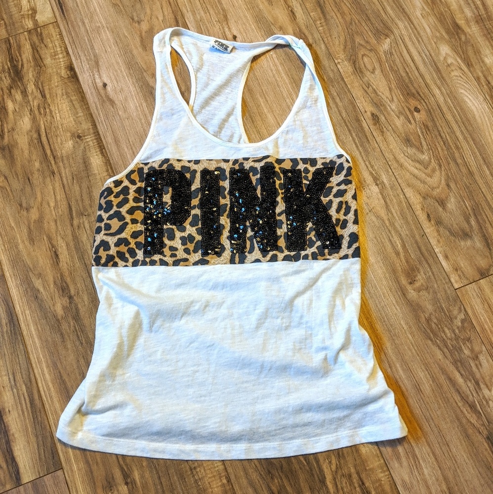 Pink Victoria secret tank. Size medium.
